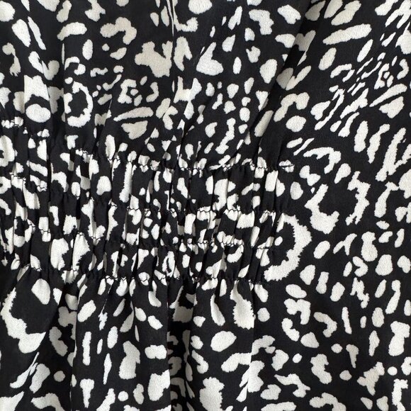 Fortune+Ivy Women Leopard Print Long Sleeve Button-Up Blouse Size S - Picture 7 of 8